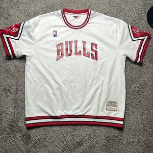 MITCHELL & NESS NBA AUTHENTIC SHOOTING SHIRT CHICAGO BULLS 87-88
